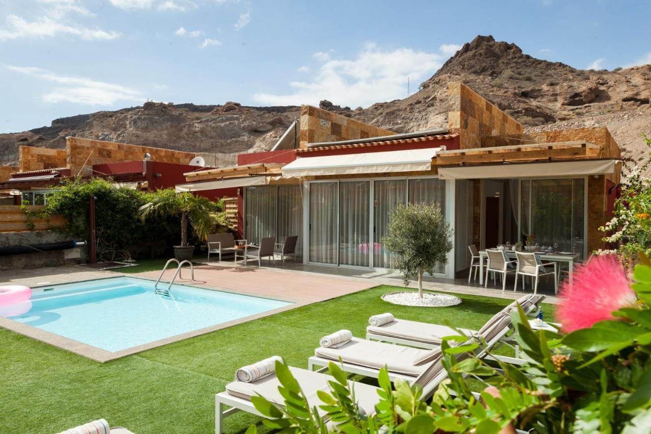Elle Ocean Villa Gran Canaria Heated Pool Wifi Amadores Extérieur photo